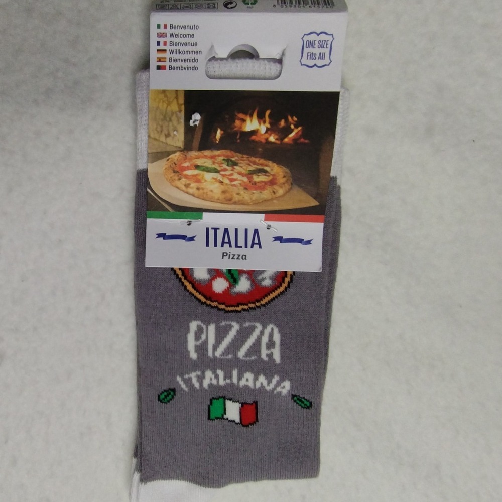 La Divina Costiera Pizza Socks Italia Italian Food One‎ Size Fits All